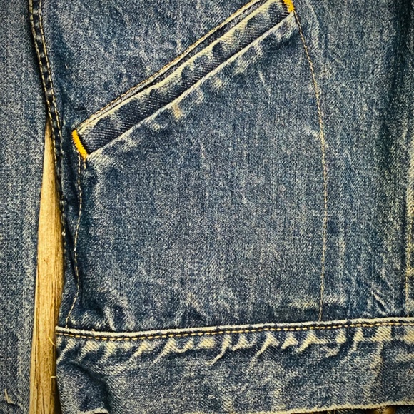 1960s GWG Kings Denim Trucker Jacket Made in Canada Size 16 - Picture 6 of 8